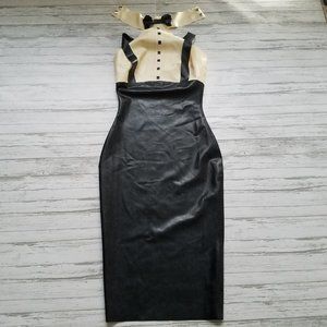 Latex Tuxedo Dress